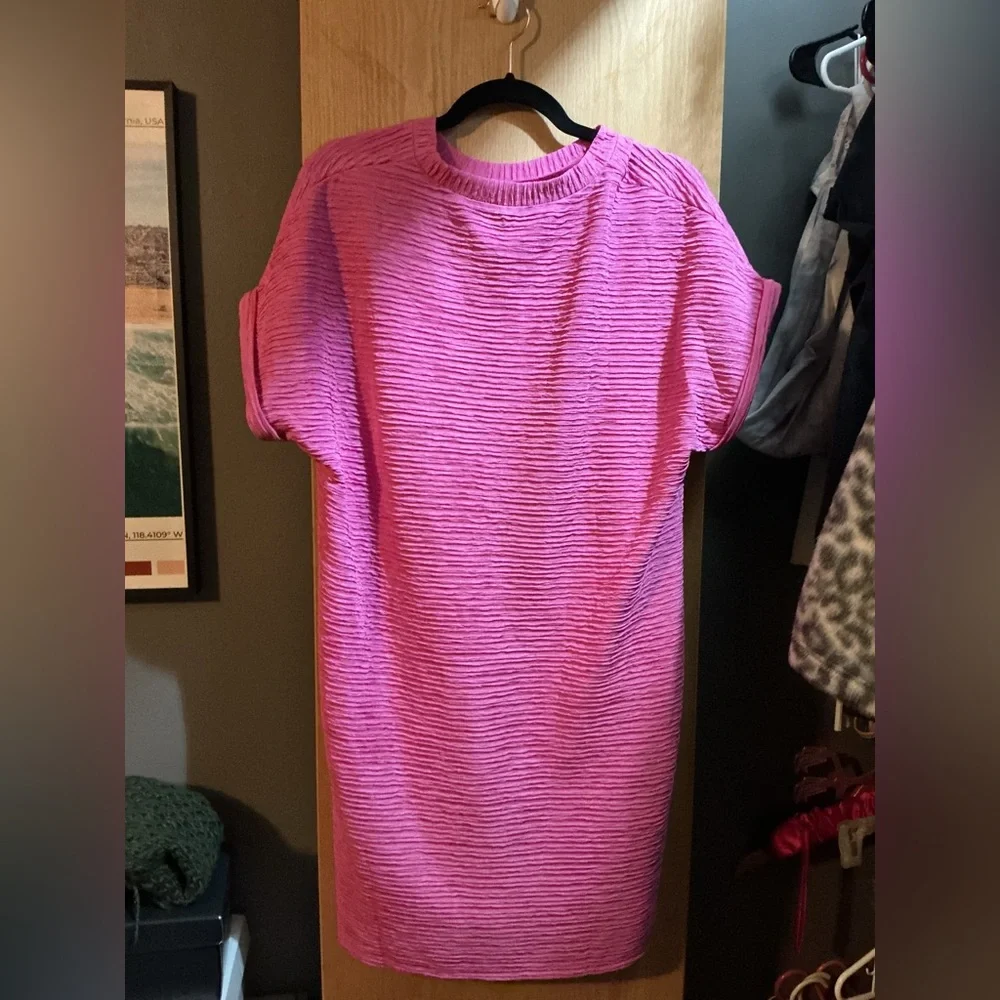 Pink Women's Dress - Picture 3 of 3